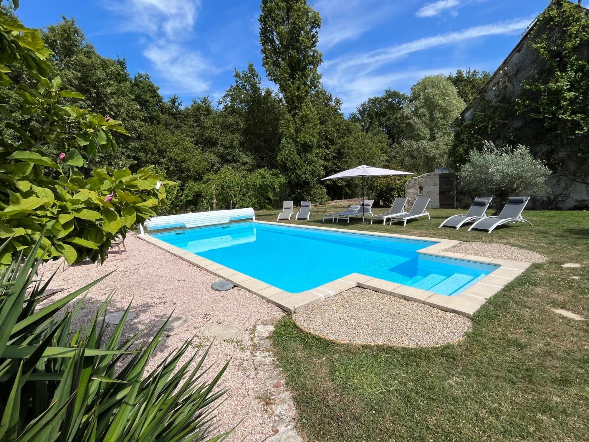 Les Gites De La Pellerie - 2 Piscines Interieur & Exterieur - Touraine - 3 Gites - Familial, Calme, Campagne Saint-Branchs Exterior foto